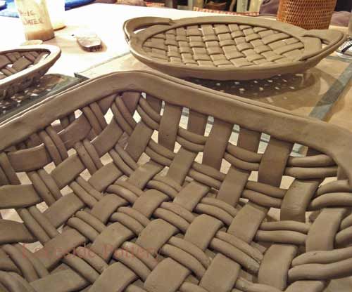 Basket Weave on Clay